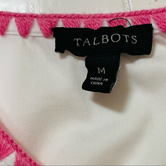 Talbots Embroidered Trim Bell Sleeve Top (size XS) - Picture 8 of 11